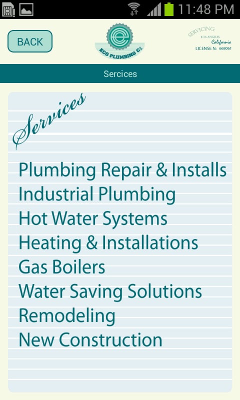 ECO PLUMBING截图5