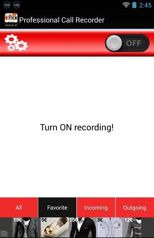 Professional Call Record...截图4