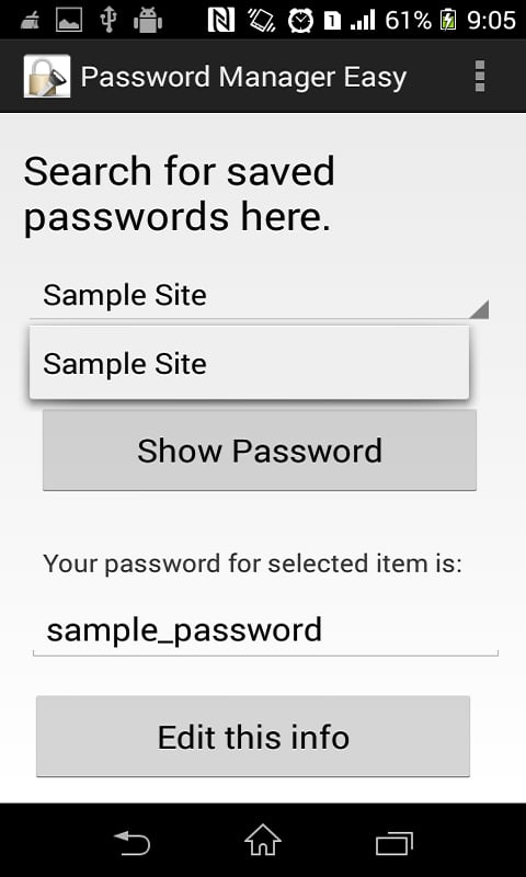 Password Manager Easy截图1