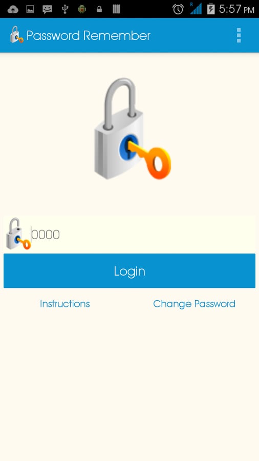 password remember截图2