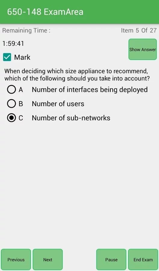 EA 650-148 Cisco Exam截图1