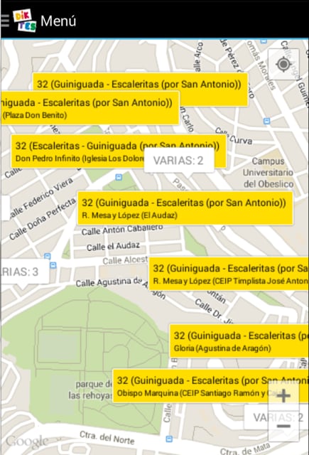 Horario Guaguas LPGC截图3