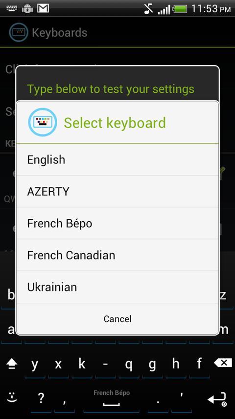 French Keyboard for iKey截图4