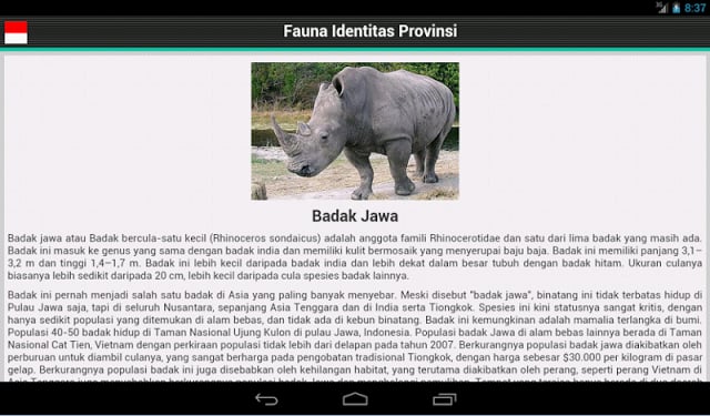 Fauna Provinsi Indonesia截图3