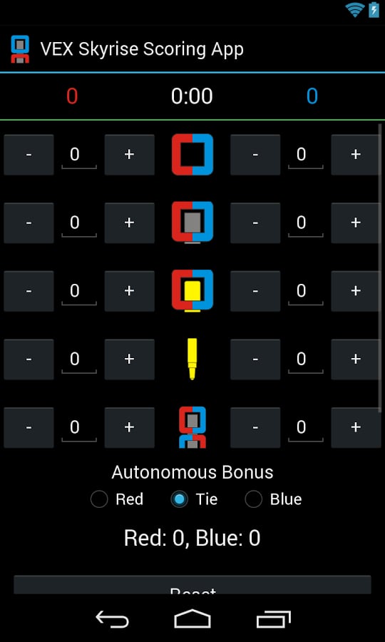VEX Skyrise Scoring App截图2