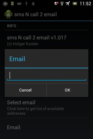 sms N call 2 email截图2