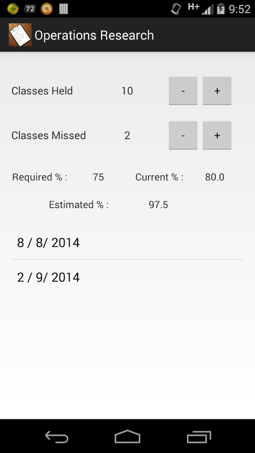 Attendance Recorder截图2