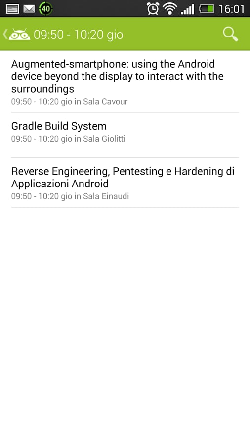 Droidcon Italy 2014 Tori...截图1