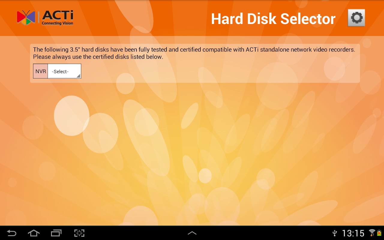 ACTi Hard Disk Selector截图2