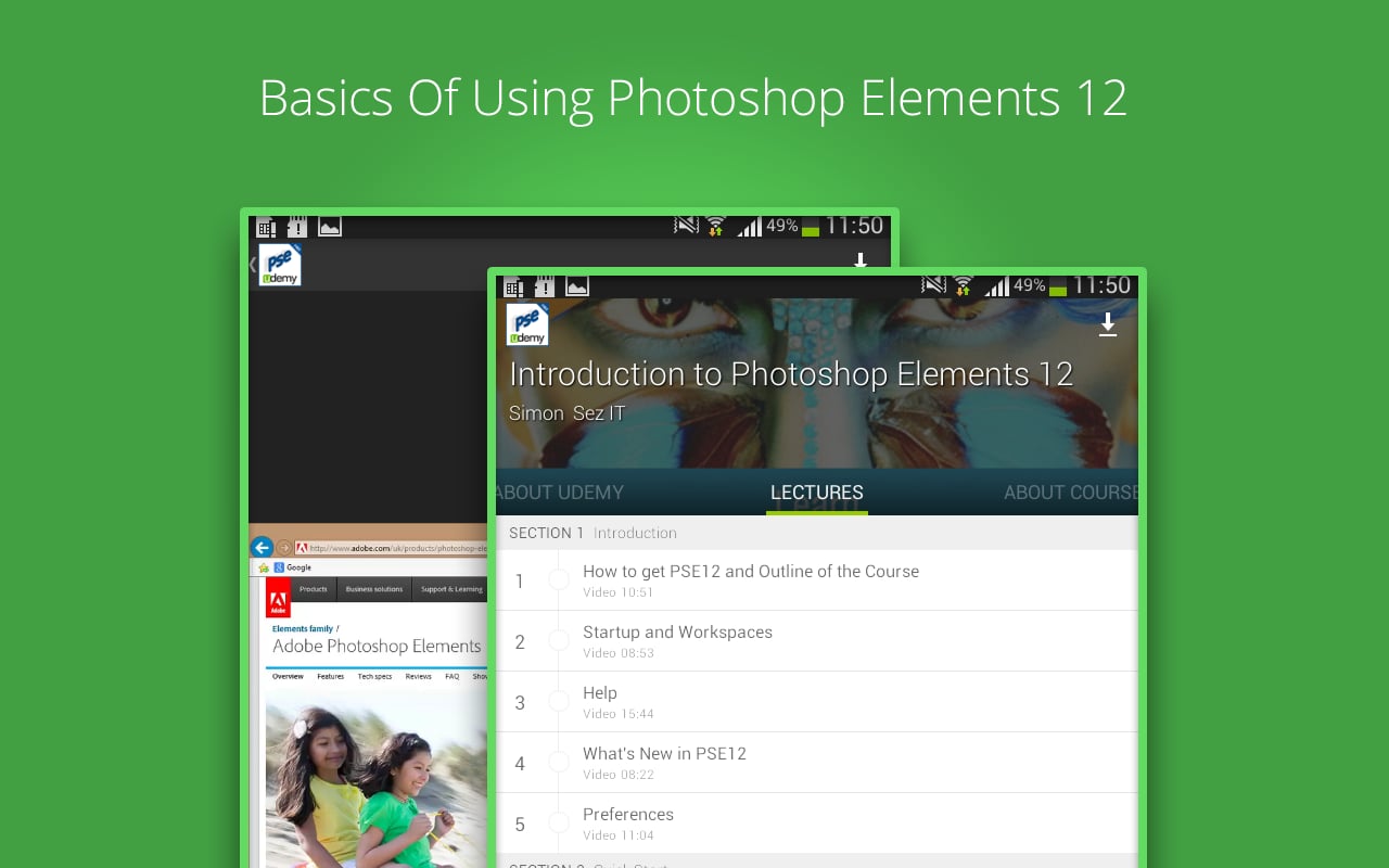 Learn Photoshop Elements 12截图2