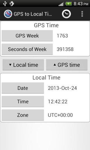 GPS to Local Time Convertor截图5