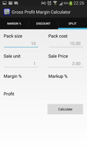 Gross Profit Margin Calculator截图1