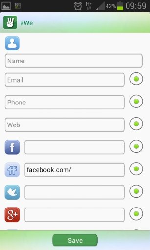 eWe - Share Contacts App截图6