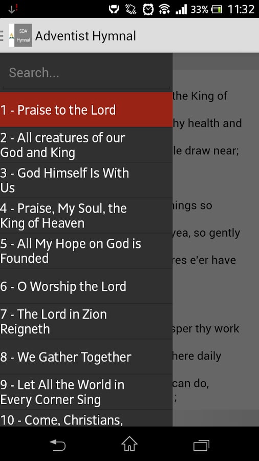 Adventist Hymnal截图2