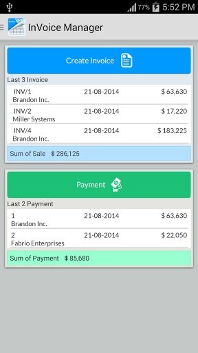 InVoice Manager截图1