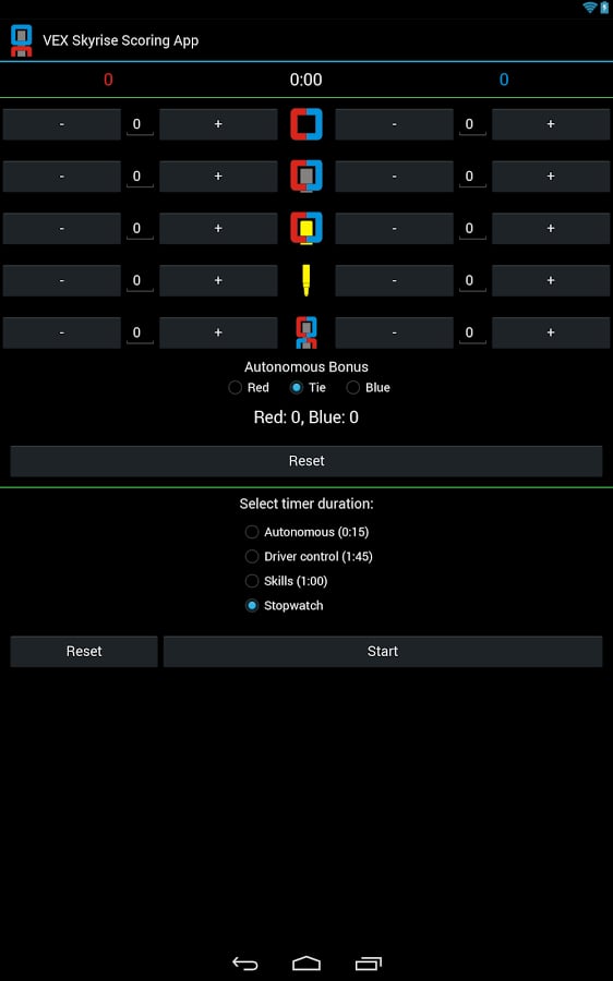 VEX Skyrise Scoring App截图4