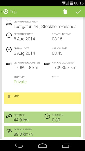 Lanekeep GPS Mileage Tracker截图6