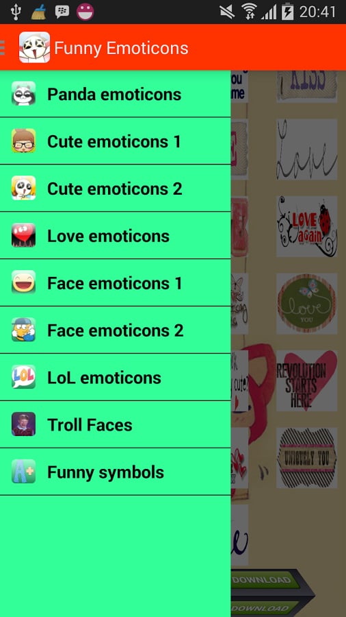 Funny emoticons截图7