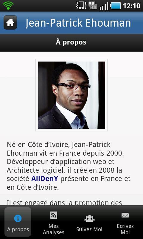 Jean-Patrick Ehouman截图2