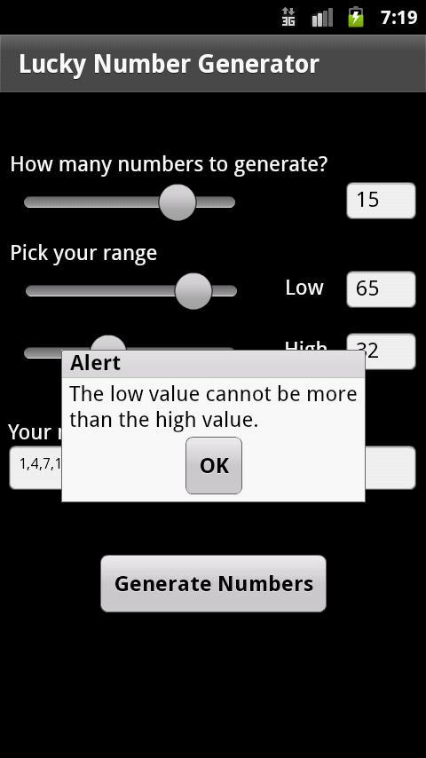 Lucky Number Generator截图2