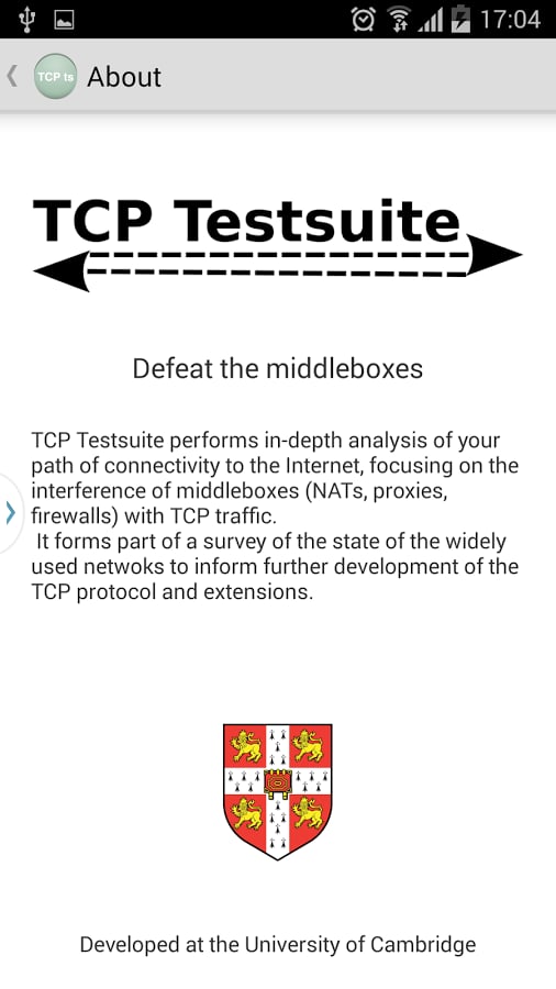 TCP Testsuite截图3