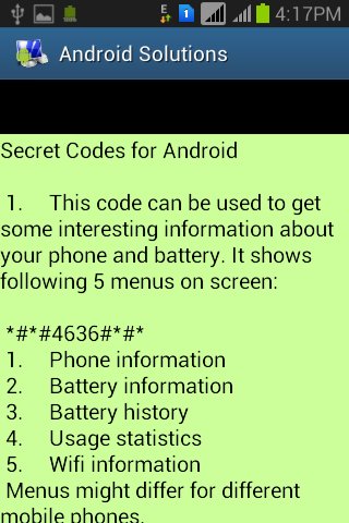 Solutions 4 Android截图2