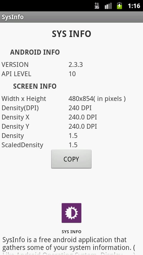 SYS INFO - SYSTEM INFORM...截图1