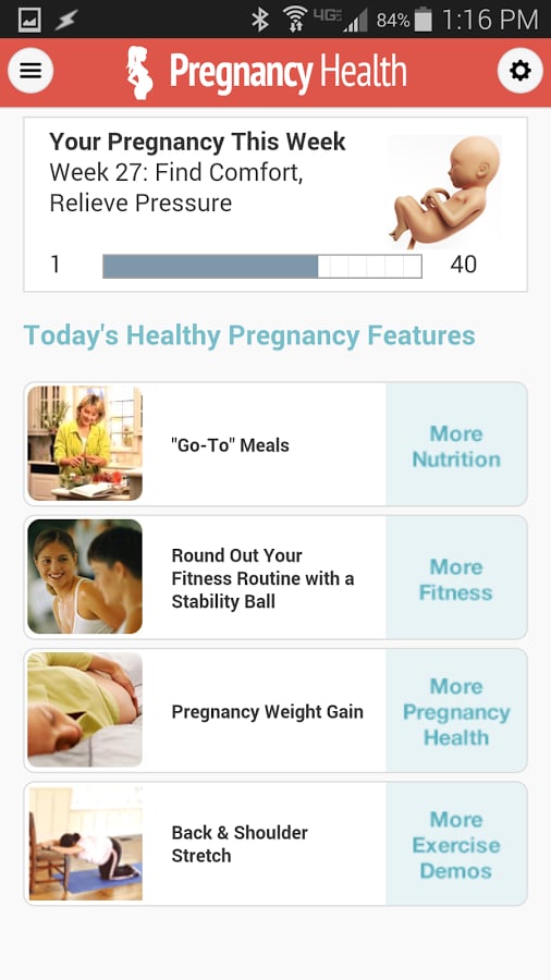 Pregnancy Health &amp; Fitness截图1