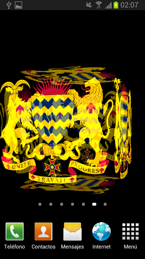 Chad Coat Arms LWP 3D截图4