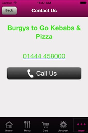 Burgy's to Go Kebabs &amp; Pizza截图3