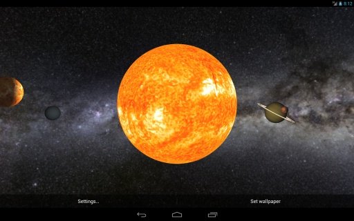 Solar System 3D LWP Free截图3