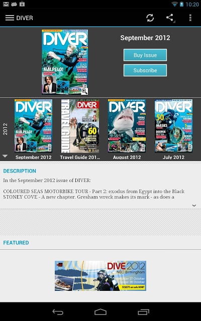 Diver Magazine截图1