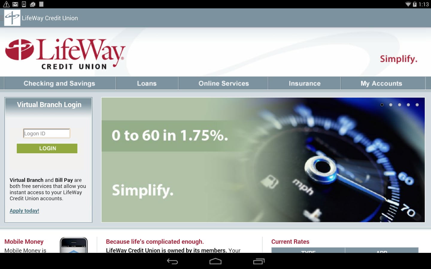 LifeWay Credit Union截图8