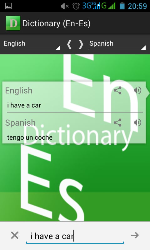 Dictionary (En-Es)截图5