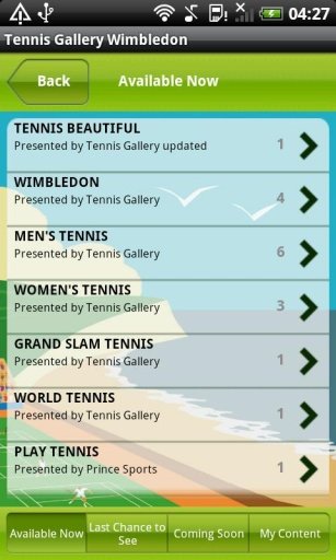 Tennis Gallery Wimbledon截图3