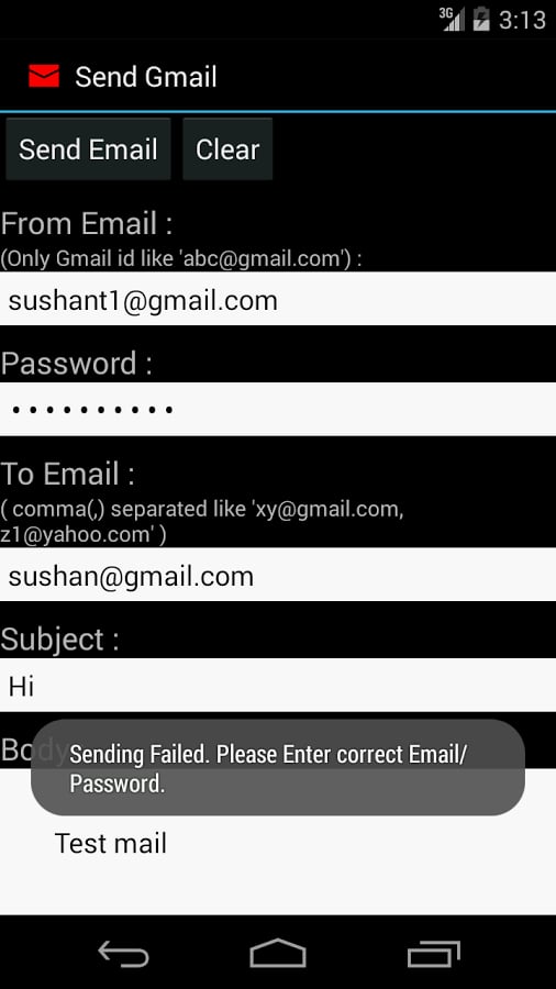 Send Gmail截图5