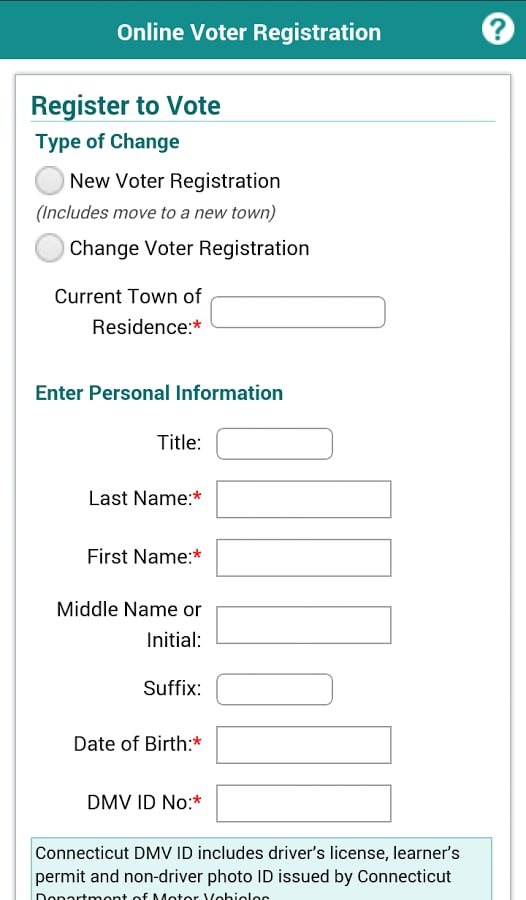 CT Voter Registration截图2