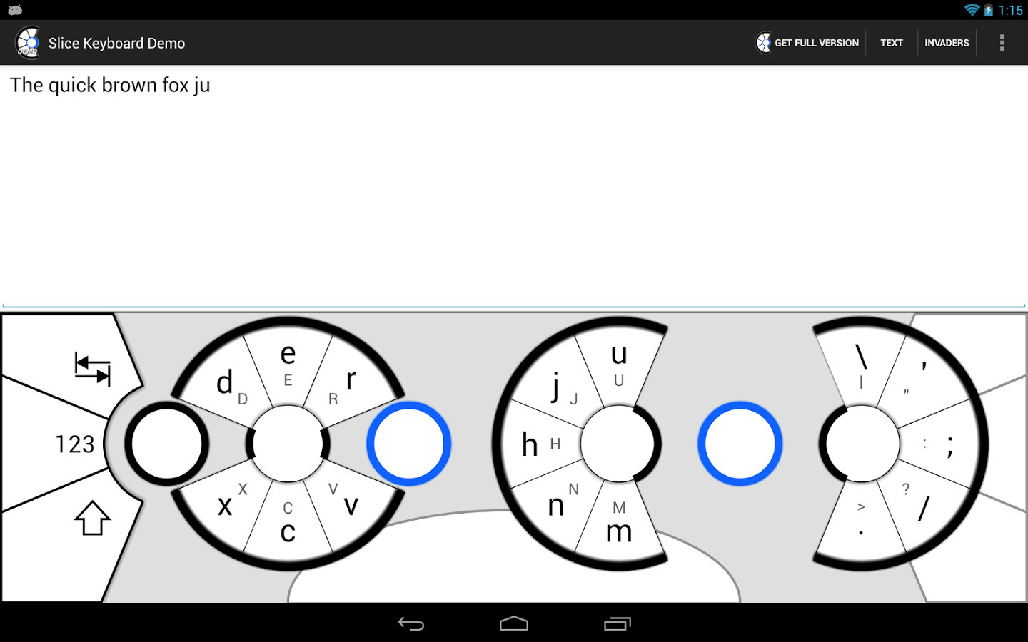 Slice Keyboard Demo截图2