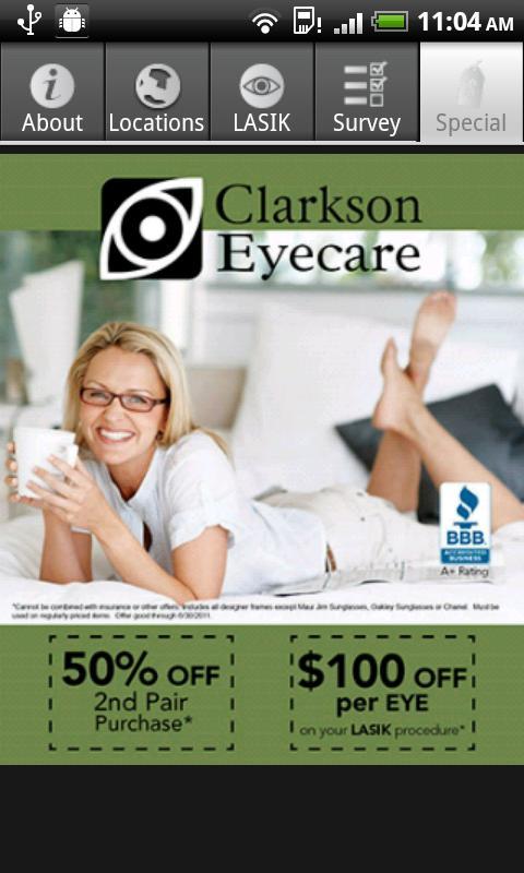 Clarkson Eyecare截图1