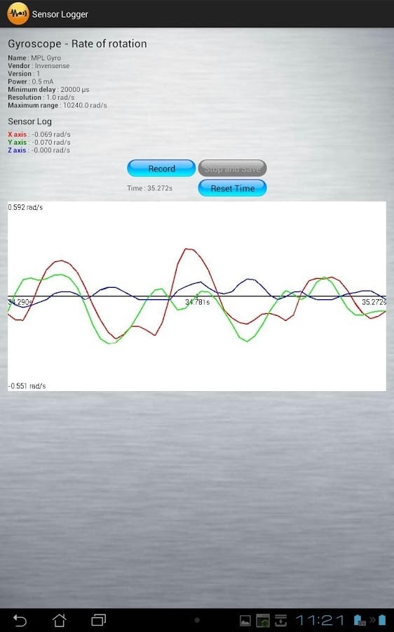 Sensor Logger截图1