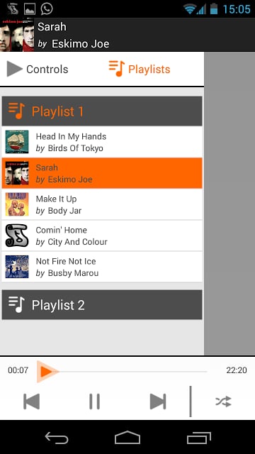 Song Scroll Music Player截图3