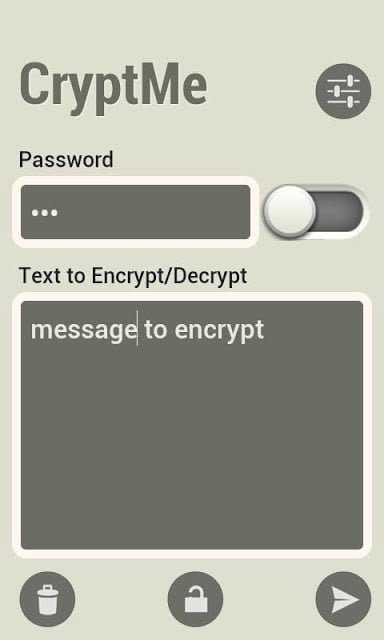 CryptMe (加密并发送短信)截图2