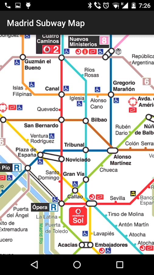 Madrid Subway Map截图2