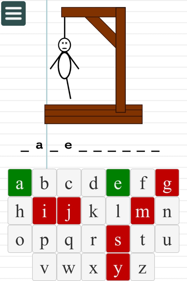 Hangman bb截图2