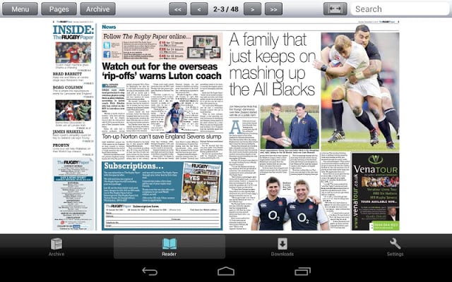 The Rugby Paper, Irish Edition截图3