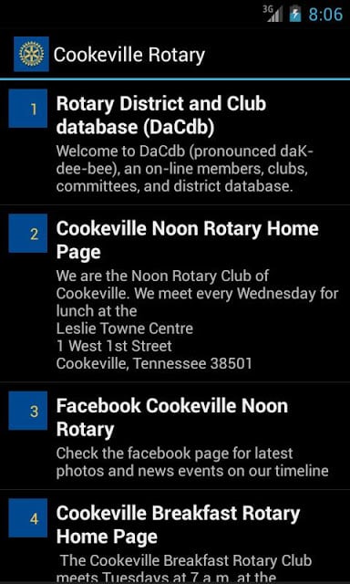 Cookeville Rotary截图2