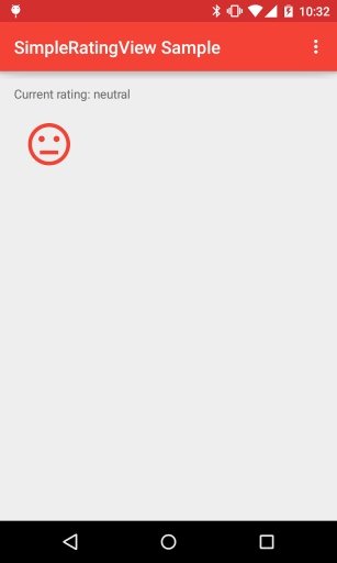 SimpleRatingView Sample截图2