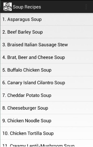 Homemade Soup Recipes截图2