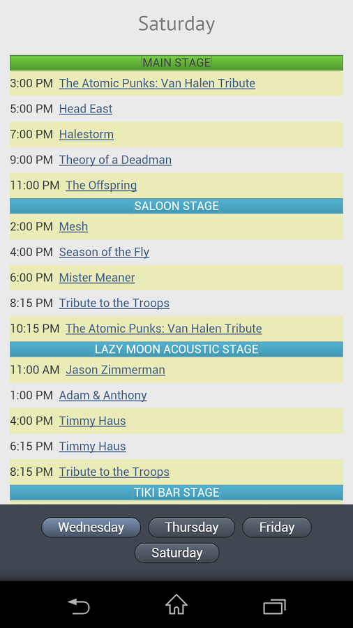 Moondance Jam 2013 Schedules截图4