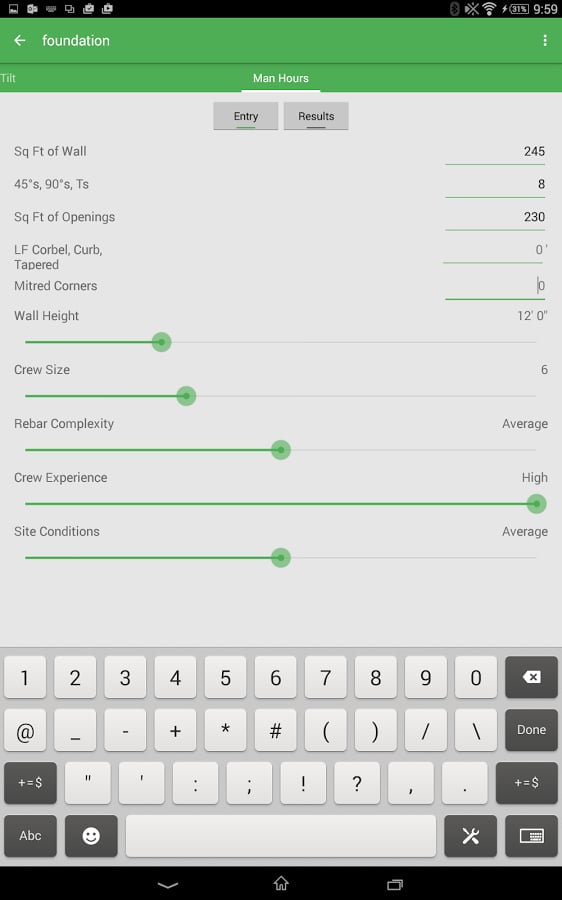 Project Estimator Mobile截图1